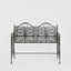 Ivy Foldable Garden Bench Black