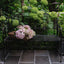 Ivy Foldable Garden Bench Black