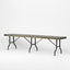 Long Zinc top Bench with Metal legs