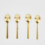 Green Enamel Spoons Set of 4