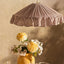 The Heirloom Pleated Lampshade Gingham Brown