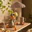 The Heirloom Pleated Lampshade Gingham Brown