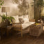 Lyon Fluted Lampshade Linen