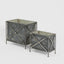 Set of 2 Planter Zinc