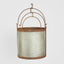 Set of 3 Bucket Planters Zinc