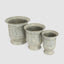 Nimes Zinc Planters Set of 3