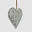 Etienne Lace Heart Decoration Large