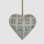Etienne Lace Heart Decoration Small