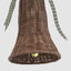 Rattan Bell Ornament Chocolate Brown