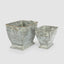 Parterre Zinc Planters Set of 2