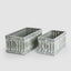 Saintes Zinc Planters Set of 2