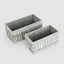 Saintes Zinc Planters Set of 2
