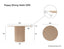 Poppy Dining Table - Natural - 120cm