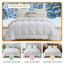 Giselle Bedding Wool Quilt 800GSM Extra Thick Super King Winter Doona Baffle Box Construction 100% Wool Filling