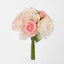 Rose Mix Bouquet 23cm Light Pink