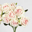 Lisa Rose Bunch 40cm Light Bean Paste