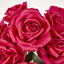 Lisa Rose Bunch 40cm Red