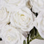 Lisa Rose Bunch 40cm White