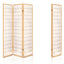 Artiss 3 Panel Room Divider Screen 131x179cm Natural