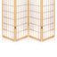 Artiss 4 Panel Room Divider Screen 174x179cm Natural