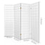 Artiss 4 Panel Room Divider Screen 174x179cm White