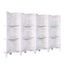 Artiss 8 Panel Room Divider Screen 326x170cm Shelf White