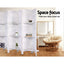 Artiss 8 Panel Room Divider Screen 326x170cm Shelf White