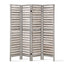 Artiss 4 Panel Room Divider Screen 163x170cm Louver Grey