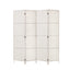 Artiss 4 Panel Room Divider Screen 163x170cm Woven White