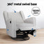 Recliner Armchair 360ÃƒÂ¯Ã‚Â¿Ã‚Â½ Swivel Grey Fabric
