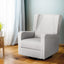 Recliner Armchair 360Ã¯Â¿Â½ Swivel Grey Fabric