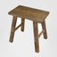 Small timber vintage side tableBench Natural