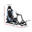 Racing Simulator Cockpit Steering Wheel Gaming Chair Blue