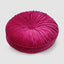 Petal 45cm Round Velvet Cushion Fuchsia