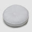 Petal 45cm Round Velvet Cushion White