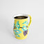 Peace Lily Hand Painted Jug Yellow