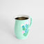 Prickly Pear Cactus Hand Painted Jug Teal