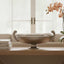 Dixson Footed Metal Bowl Small Pewter