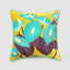 Peace Lily 50 x 50cm Embroidered Cushion Yellow