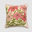 Lilies 50 x 50cm Embroidered Cushion Ivory
