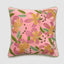 Lilies 50 x 50cm Embroidered Cushion Light Pink