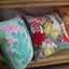 Prickly Pear Cactus 50 x 50cm Embroidered Cushion Teal