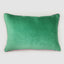 Bloom 40 x 60cm Velvet Cushion Green