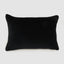 Bloom 40 x 60cm Velvet Cushion Black
