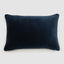 Bloom 40 x 60cm Velvet Cushion Navy