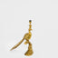 Peacock TableLamp Base Only Gold