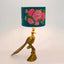 Peacock TableLamp Base Only Gold