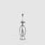 Pineapple Table Lamp Base Only Pewter