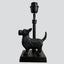 Schnauzer Table Lamp Base only Black 