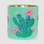 Prickly Pear Cactus 30cm Drum Shade Teal